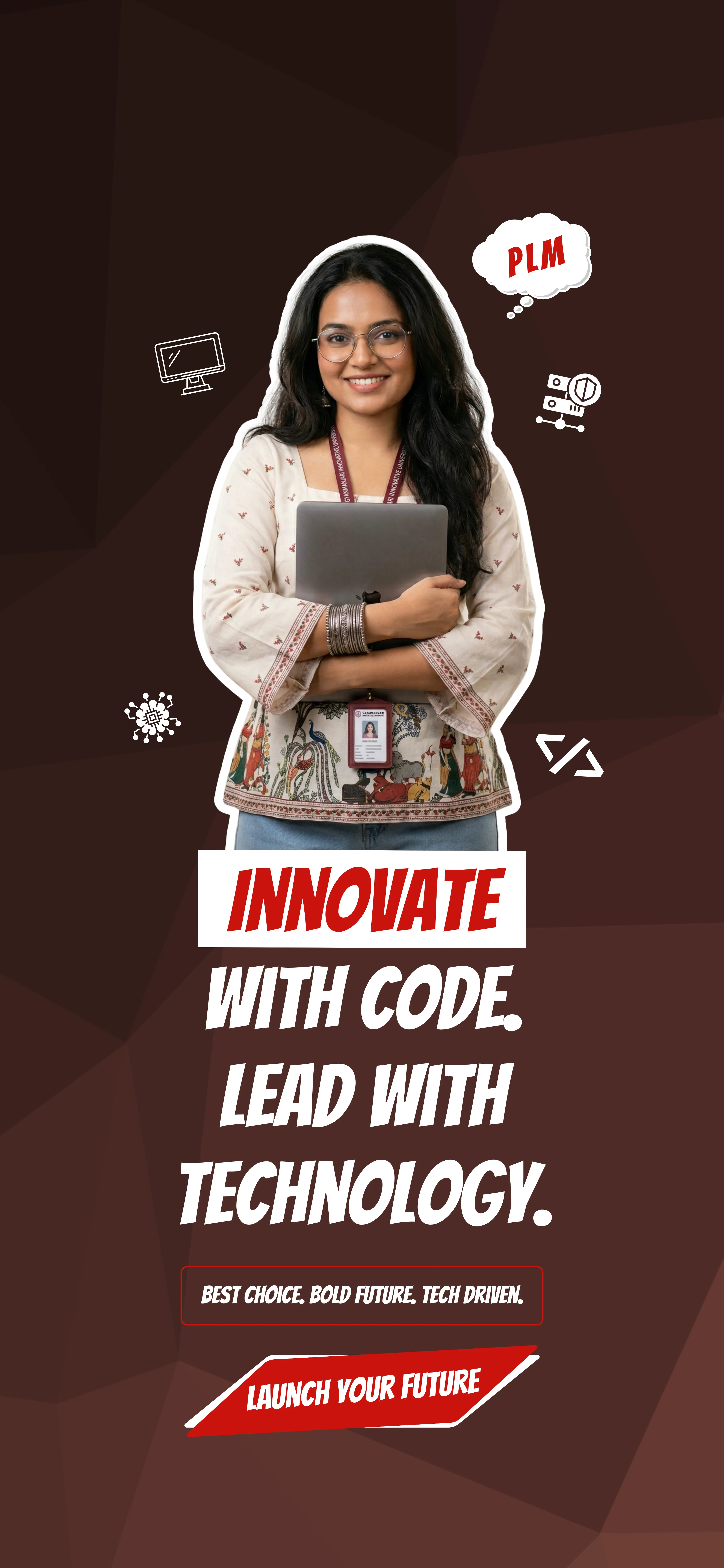 Faculty of Computer Application Mobile Banner